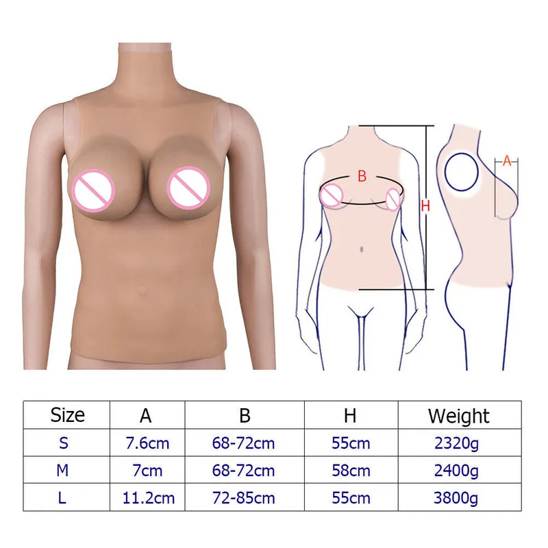 Silicone Fullbody Integral Forming Tight Suit CD TG TV Drag Queen Breast Forms  plus size women  bras for women