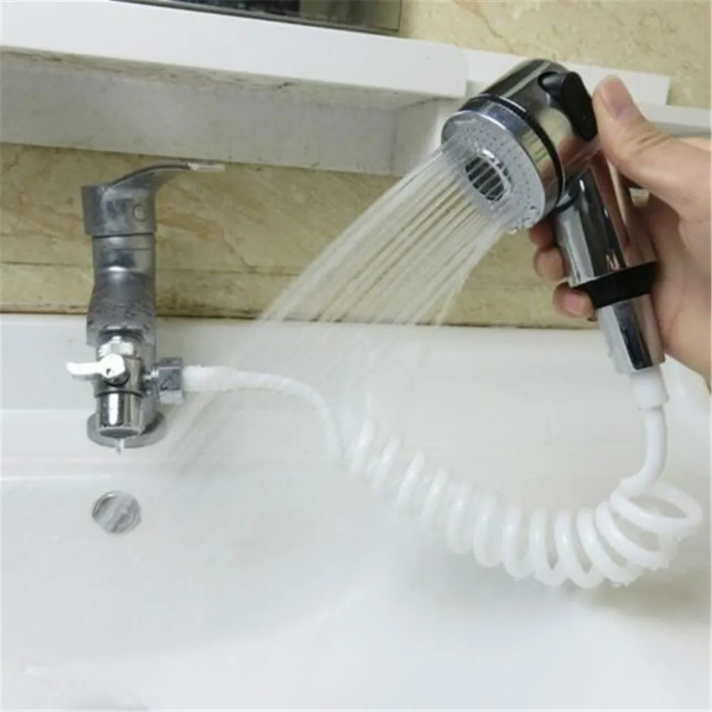 

Pet Bath Hand Shower Quick Connect Sink Hose Spray Set For Hair Washing pet bath shower