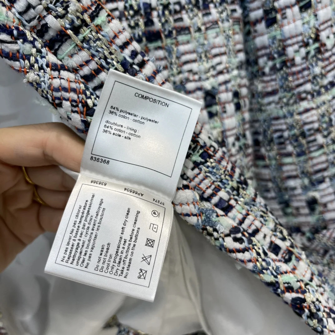 

2021 New Straight Jackets Women High-end Brand O-neck Covered Button Casual Coats Spring Office Lady Contrast Color Chic Jackets