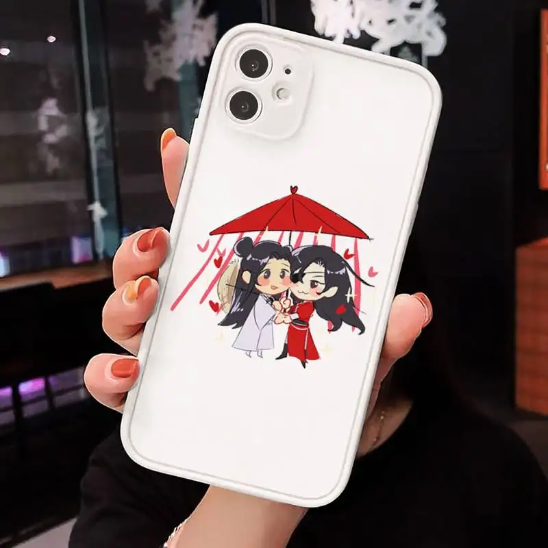 

Heaven Official's anime high quality Phone Cases matte transparent For iphone 7 8 11 12 plus mini x xs xr pro max cover