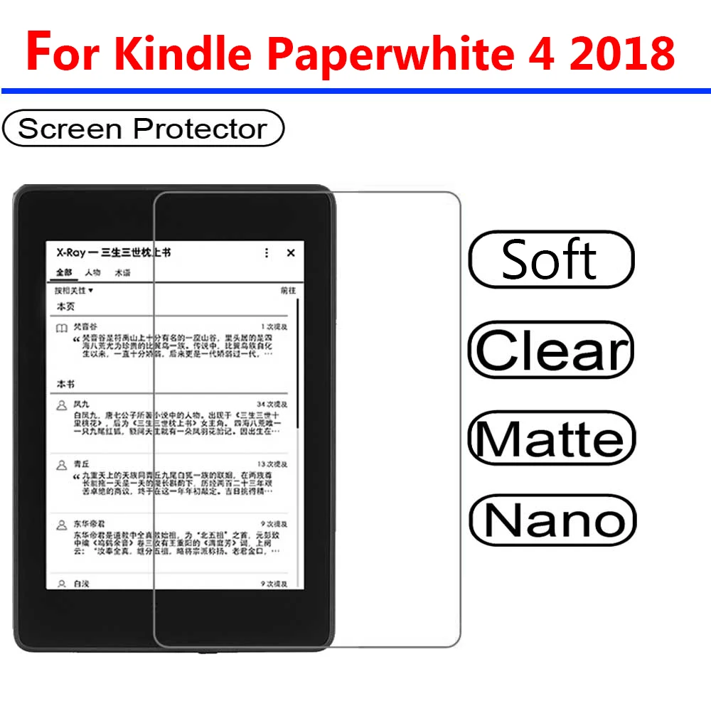 Защитная пленка для экрана из ТПУ матовая защитная высокая прозрачность 2.5D Amazon