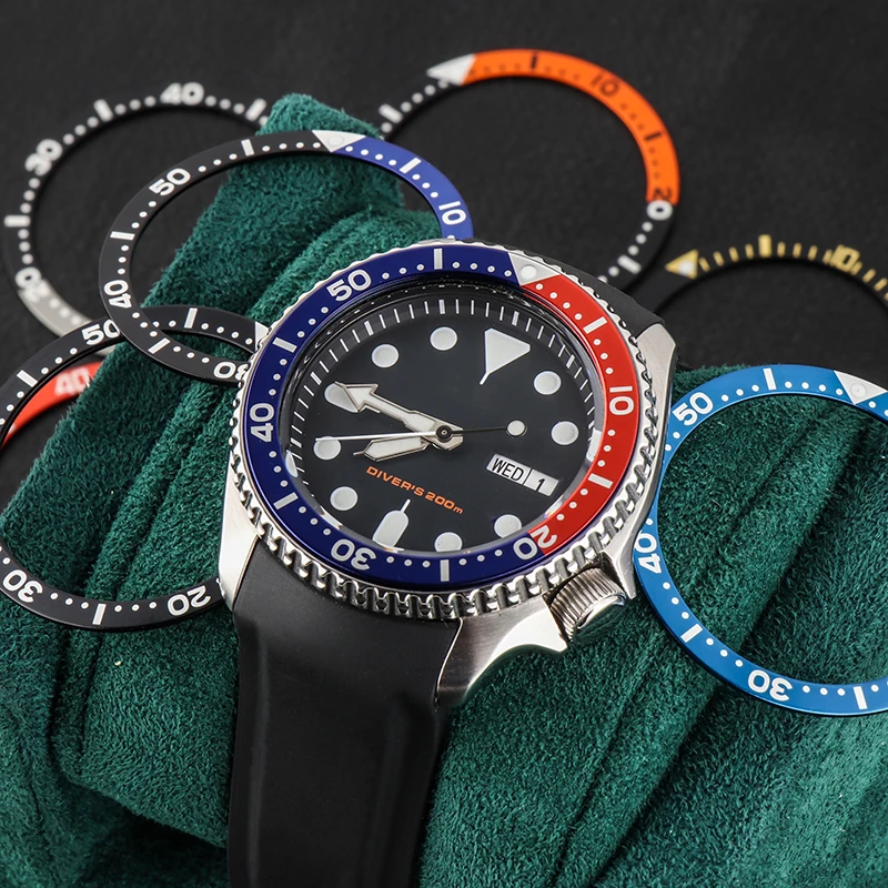 Алюминиевая рамка 38 мм для часов Seiko проспект SKX007 SKX009 Сменные аксессуары