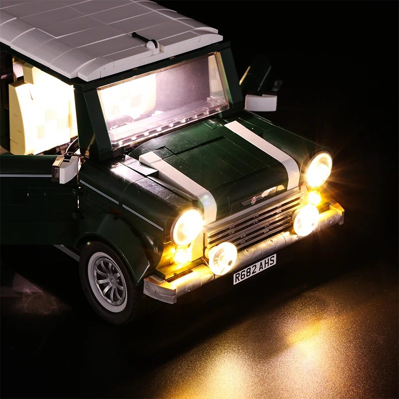 

LED Light Up Kit For 10242 Building Blocks Bricks 21002 Mini Cooper Creators Car Model Toys