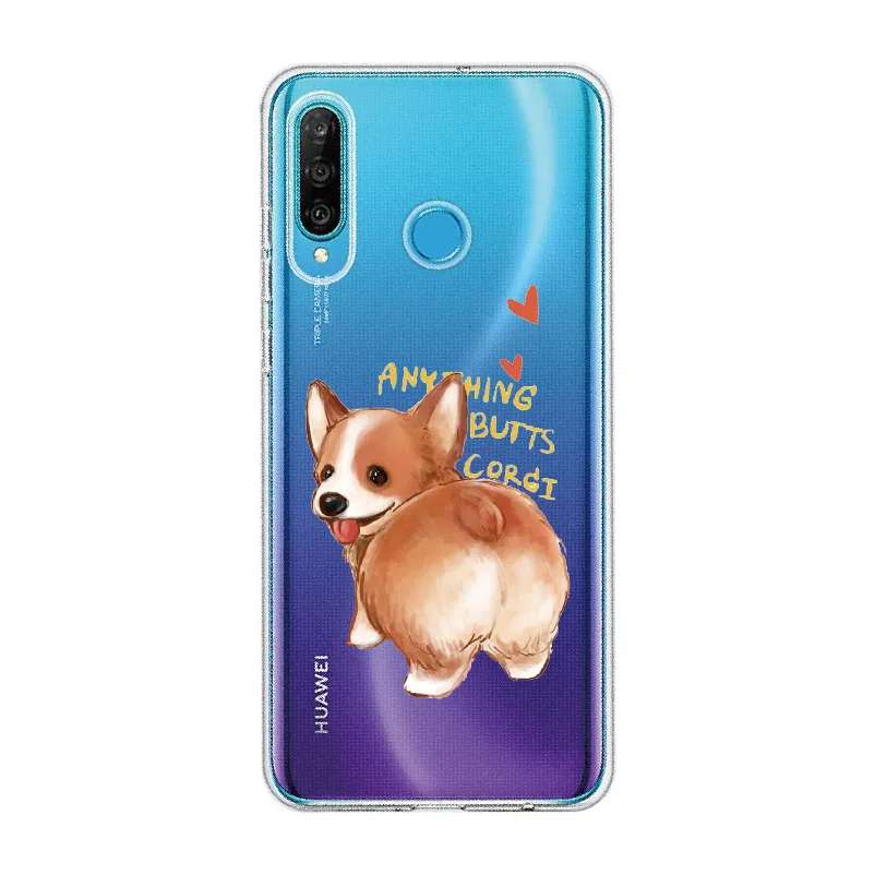 Милый Хаски щенок любитель собак для Huawei Honor Mate 10 20 Nova P20 P30 P40 P умный мягкий