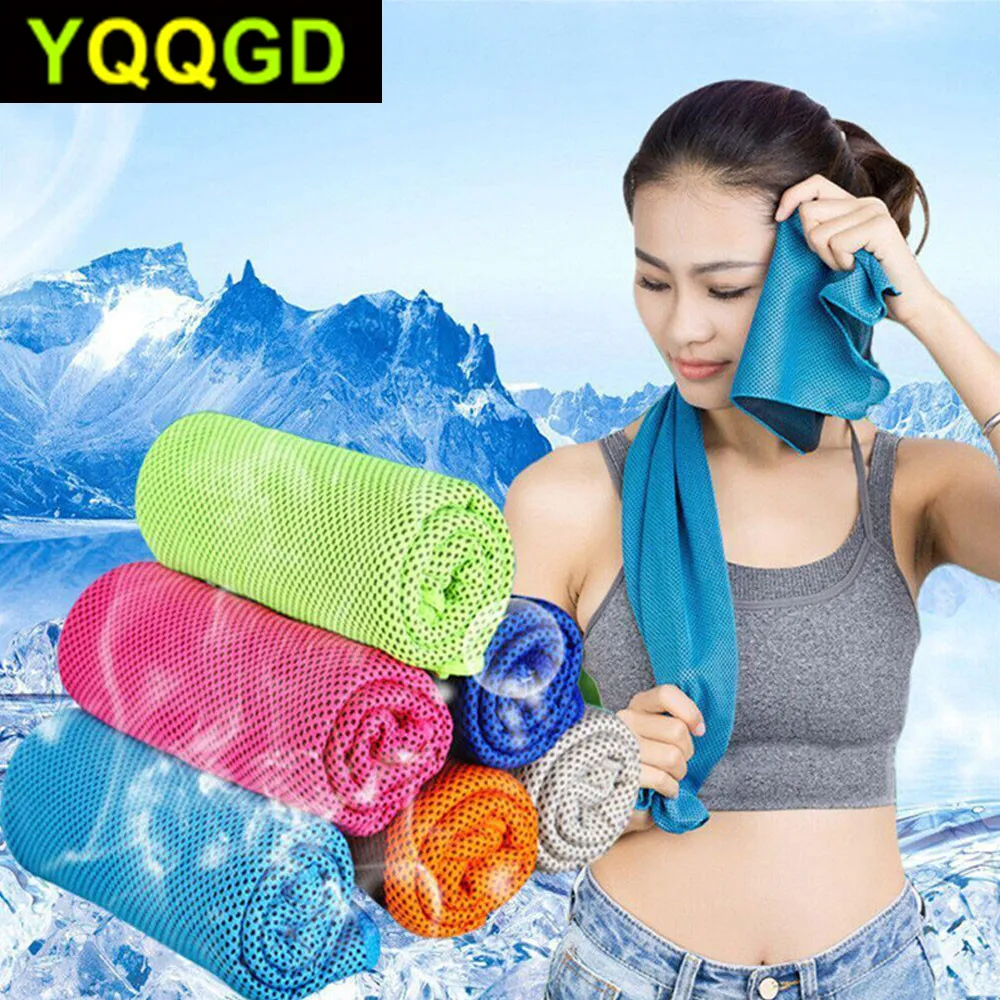 

1 шт. полотенце с мгновенным охлаждением (32x12 дюймов), полотенце для льда для спорта, тренажерного зала, йоги, тренировок, фитнеса, пилатеса, пу...