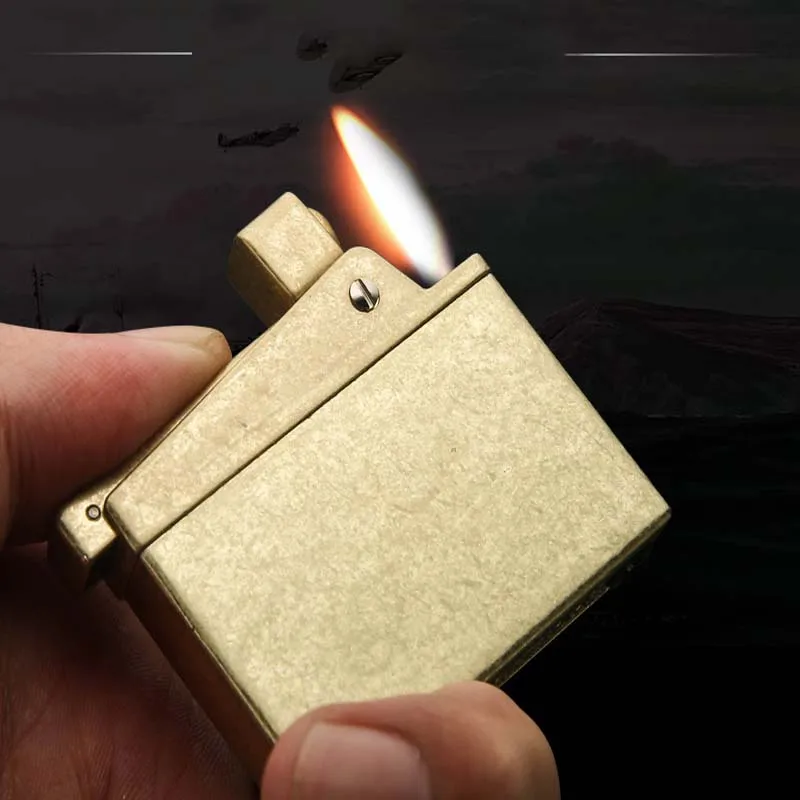 Аксессуары для сигарет креативные винтажные зажигалки Золотая Бутановая