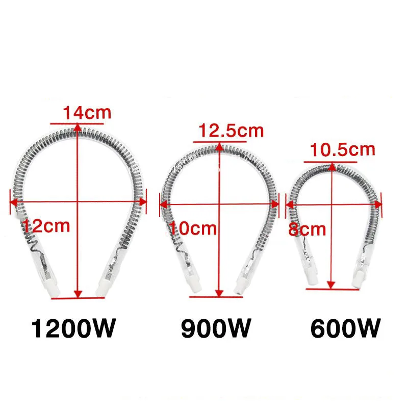 Нагревательная трубка из углеродного волокна инфракрасная кварцевая лампа