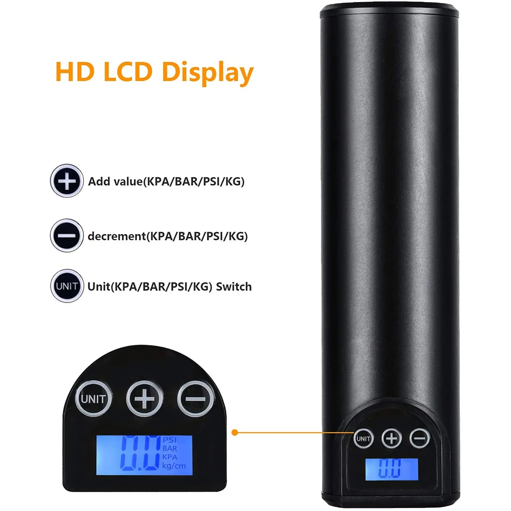 vender 12v 150psi Recarregável Bomba De Ar Inflator Pneu Sem Fio Portátil Compressor Digital Pneu Carro Bomba Para Pneus Bicicleta Carro Bolas
