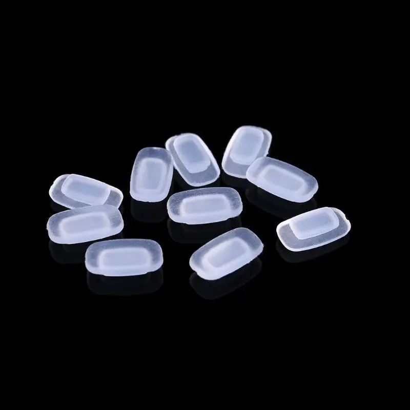 

5 Pairs/Lot Inserted Square Silicone Airbag Soft Nose Pads On Glasses Slot Glasses Accessories