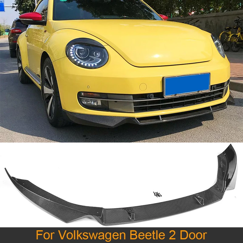 Спойлер для переднего бампера из углеродного волокна Volkswagen Beetle 2 Door 2012 2016