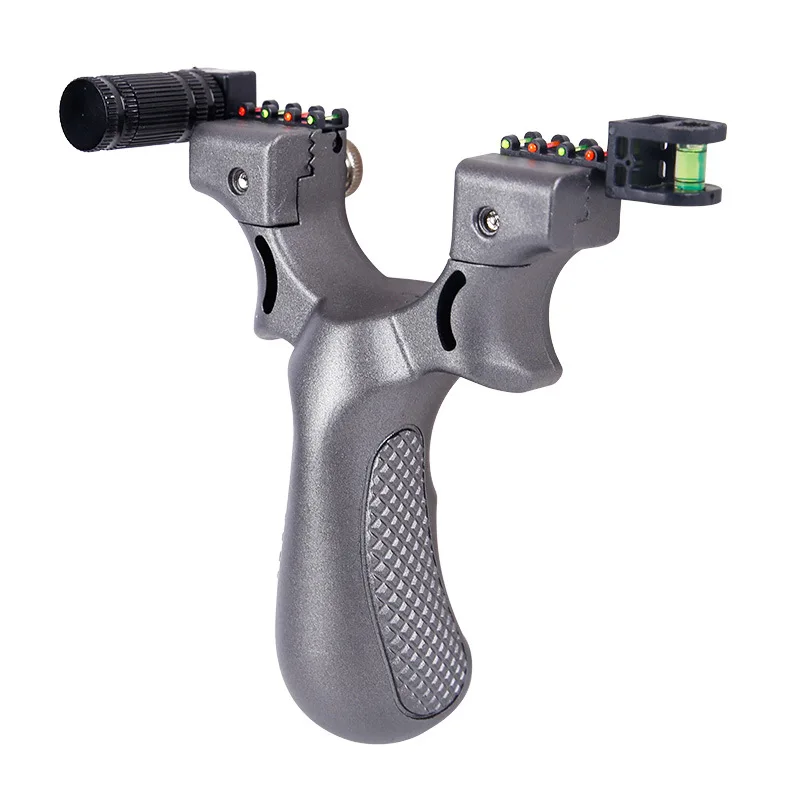 Охотничья стреляющая катапульта Рогатка высокоточная плоская кожаная из