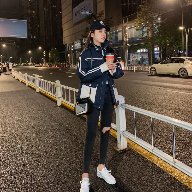 Clothing for Winter Coat Women  The New Cotton Female Short Korean Version Loose Casual Thicken