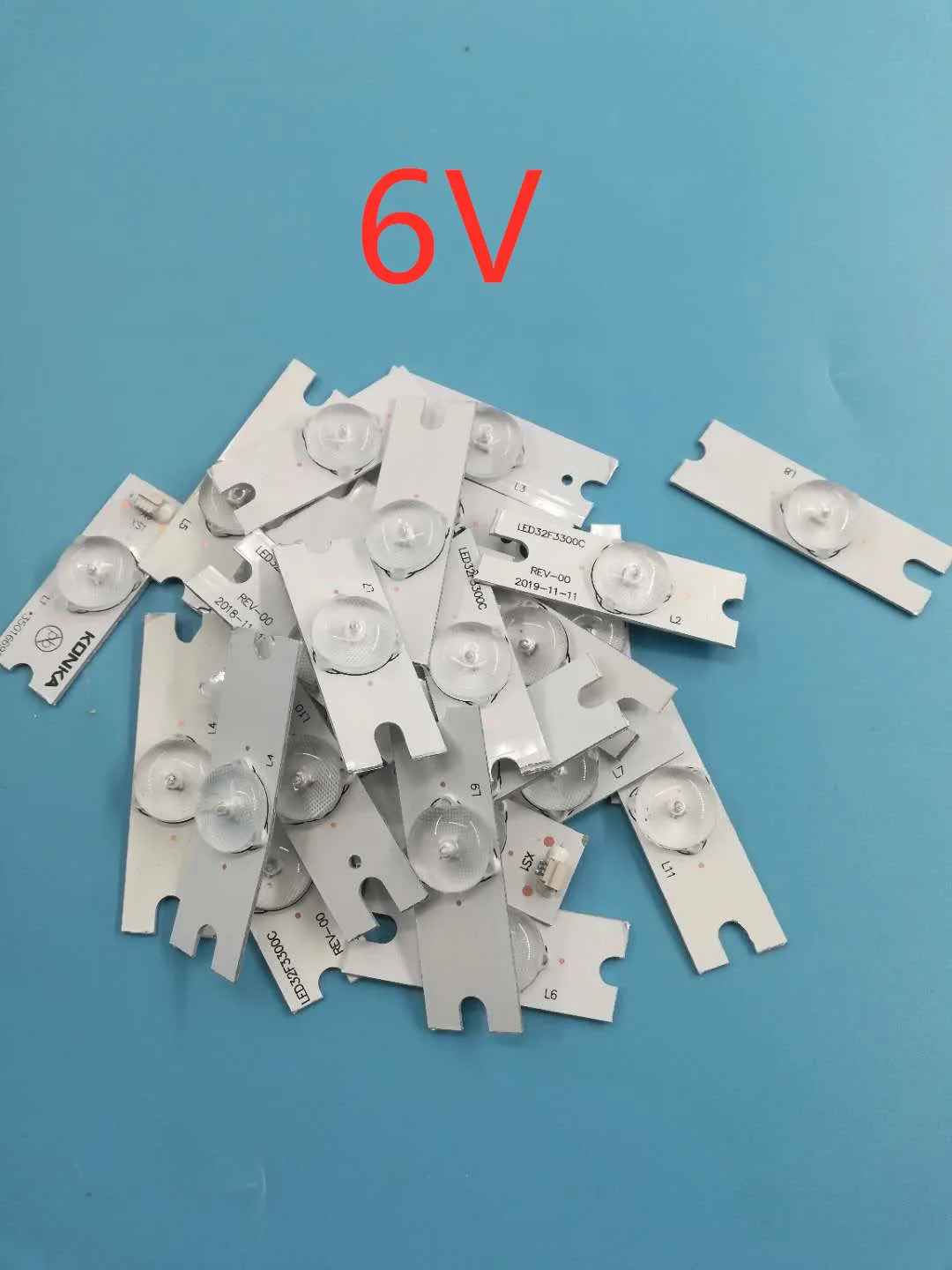 Лампы SMD 30 шт./лот 3 в 6 с оптической линзой для ремонта светодиодных лент 32 65