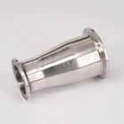 Переходник с тройным зажимом 2 дюйма на 1,5 дюйма, переходник с тройным зажимом из нержавеющей стали 304, фитинг для санитарной трубы для домашнего пивоварения