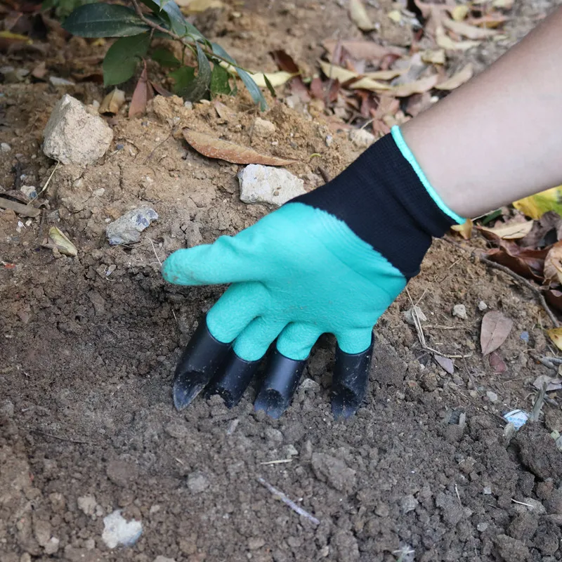 10 пар садовые перчатки с кончиками пальцев когти 4 быстро легко копать защитный