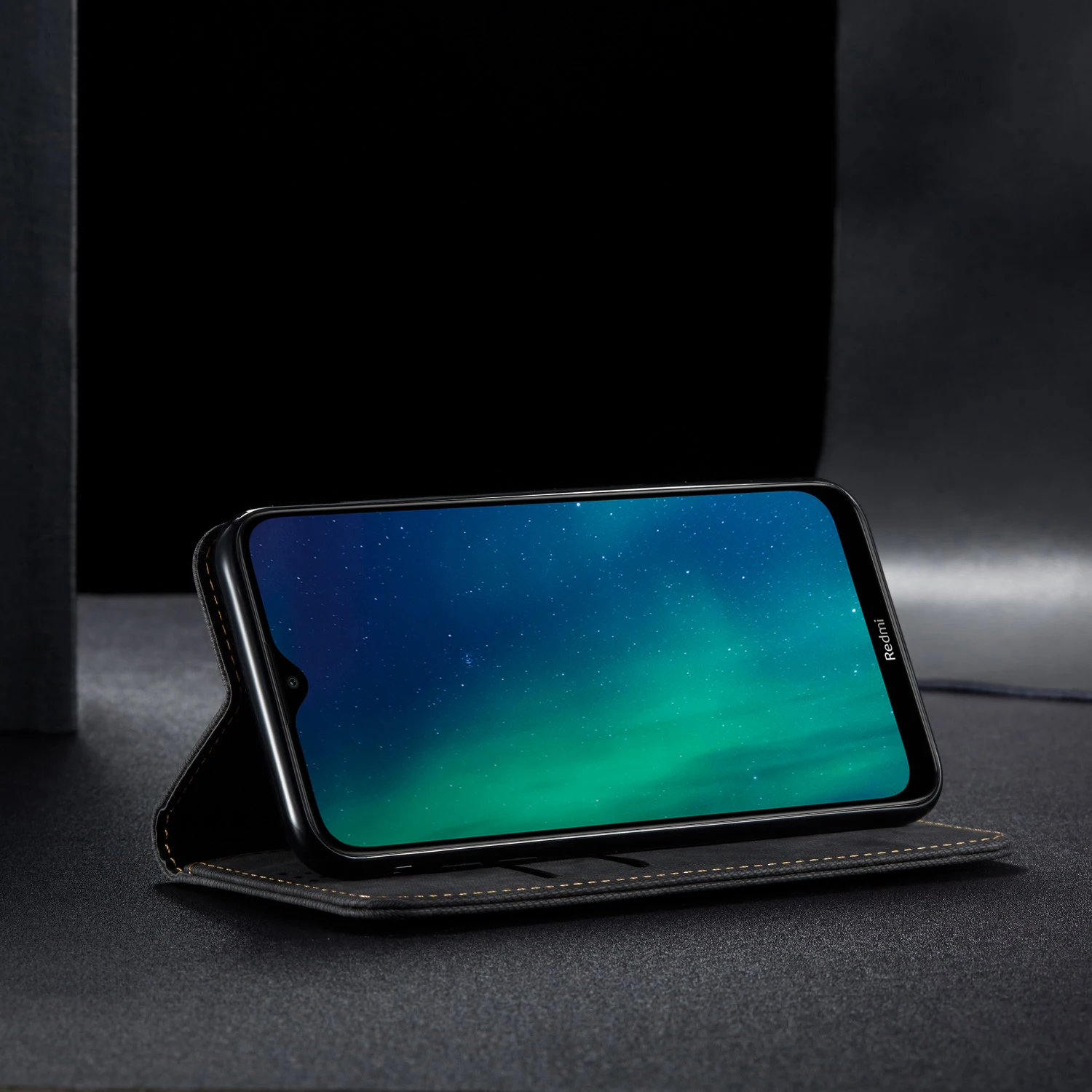 Чехол-книжка в стиле ретро для Xiaomi Redmi 8 Redmi 8A, чехол из джинсовой ткани с подставкой и бумажником, задняя крышка для Redmi 7 7A, Fundas
