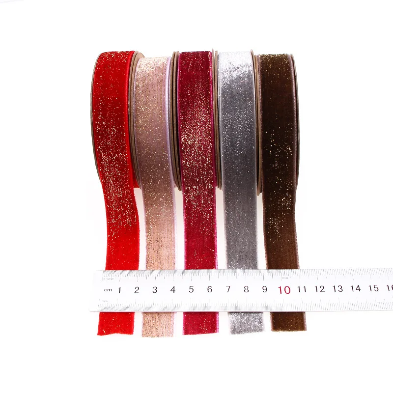 Бархатная лента 5 метров 20 мм