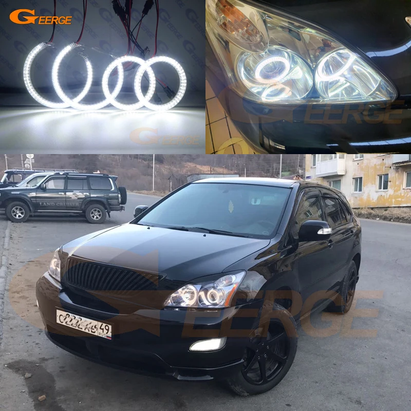 Для LEXUS RX300 RX330 RX350 RX400h 2004 2005 2006 2007 2008 ультра яркий SMD СВЕТОДИОДНЫЙ ангельские глазки