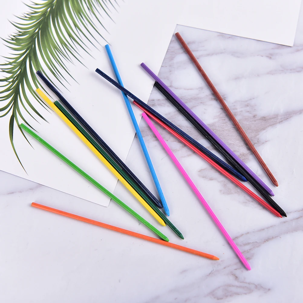 

1Box 2.0mm Colored Mechanical Pencil Refill Lead Erasable Student Stationary