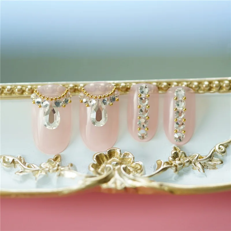 Накладные ногти круглой формы 24 шт. | Красота и здоровье