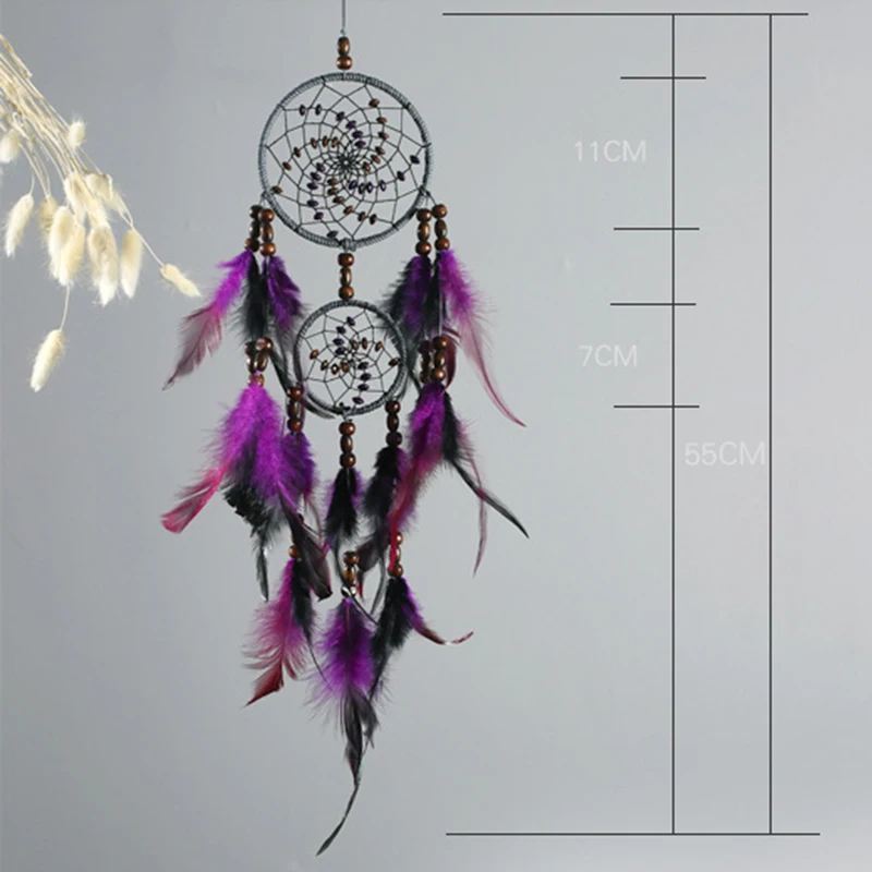 

2020 New Home Wind Chime Pendant Wall Window Dream Catcher Creative Wall Decoration Bedroom Living Room Decoration Ornaments