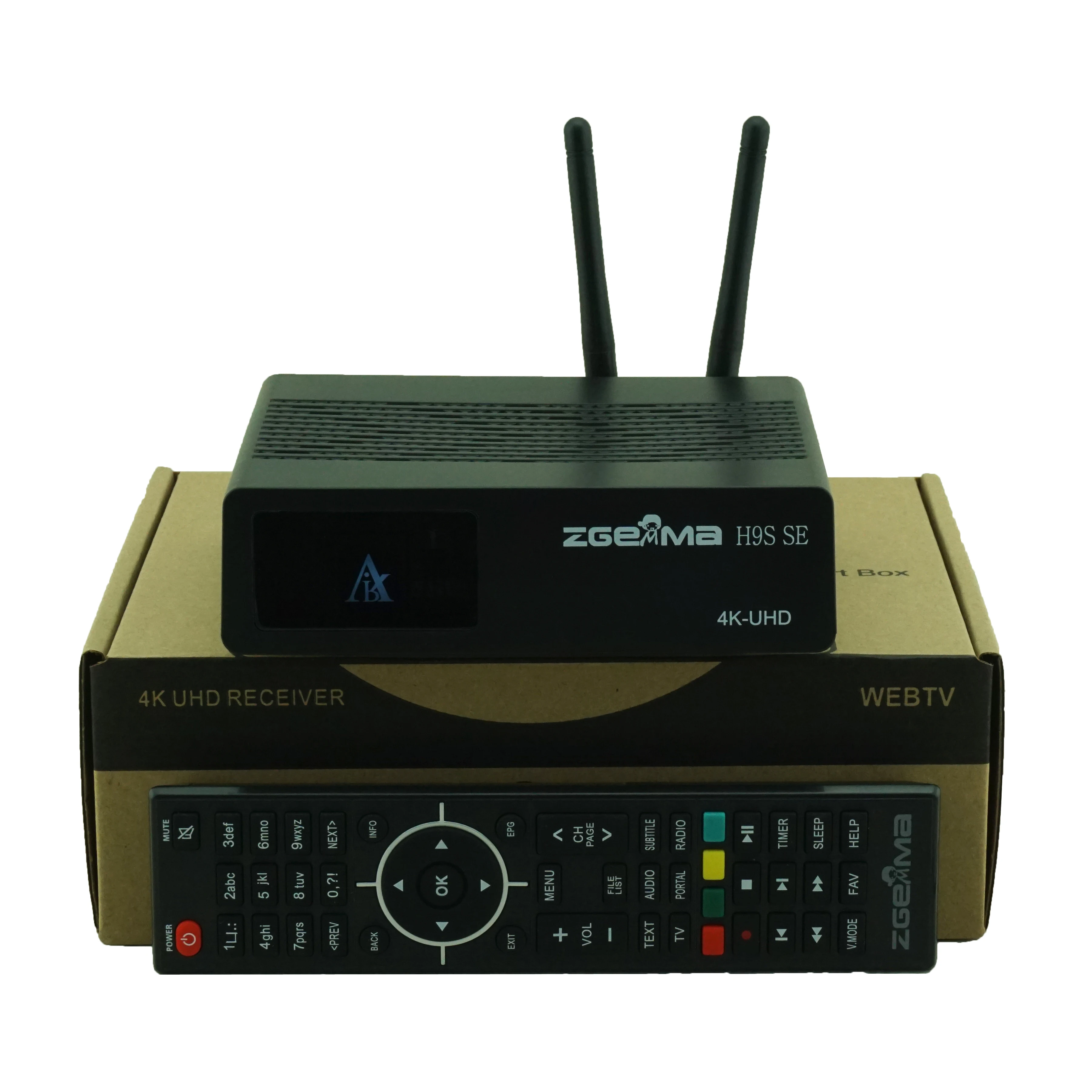 2 шт./лот ZGEMMA H9S SE с Linux + Android двойной SystemDVB S2X в формате 4K UHD Enigma2 спутникового