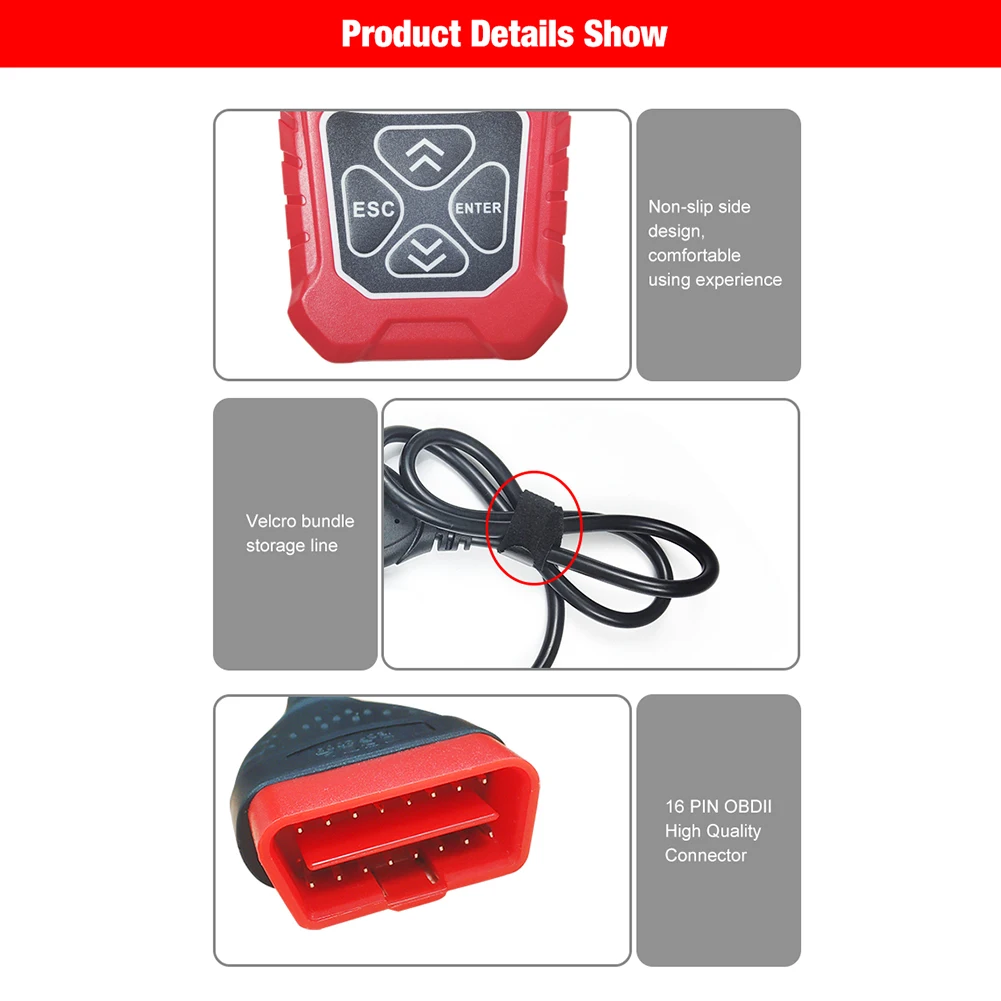

Sale! KW310 OBD2 Scanner for Auto OBD 2 Car Scanner Diagnostic Tool Automotive Scanner Car Tools Russian Language PK Elm327