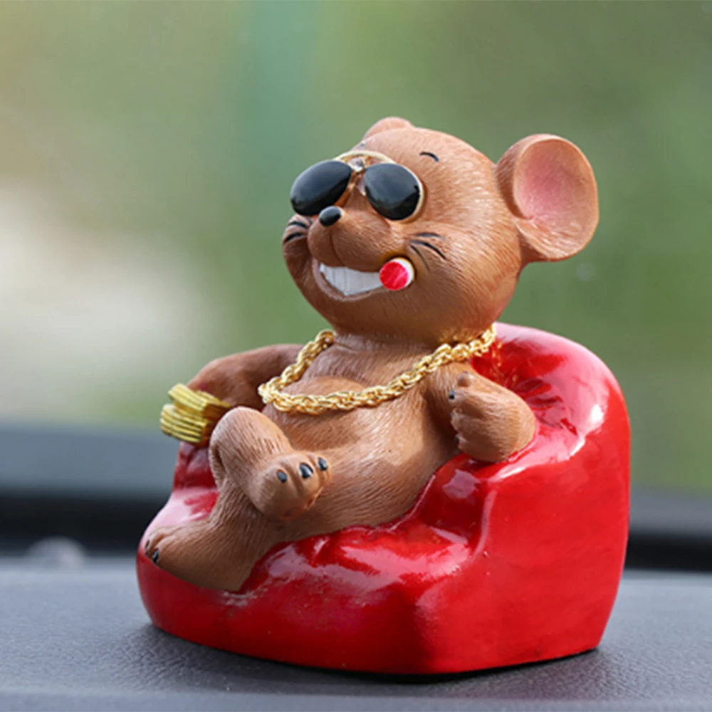 Украшение для автомобиля ПВХ милая трясущаяся голова собака автомобили интерьер