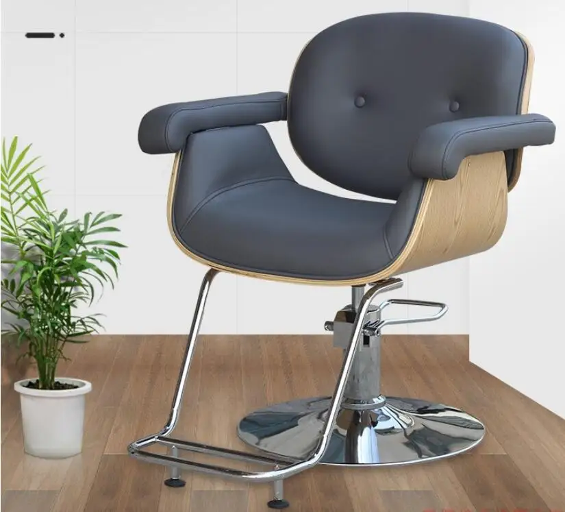 

Chair hair salon modern minimalist light luxury rotatable lifting hair cutting chair hairdressing chair barber shop chair
