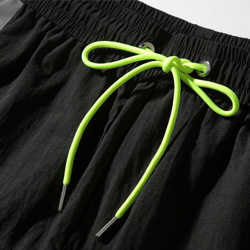 

FOJAGANTO Casual Men Shorts Summer 2021 Fashion Mens Shorts Brand Shorts Men's Sport Short Pants Noctilucent Male Short
