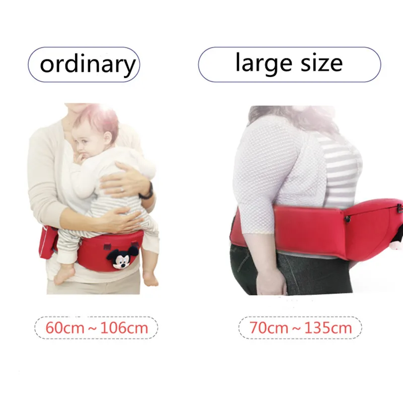 Disney Микки Мышь Рюкзаки кенгуру талии стул Детские Хип сиденья пояс Рюкзак