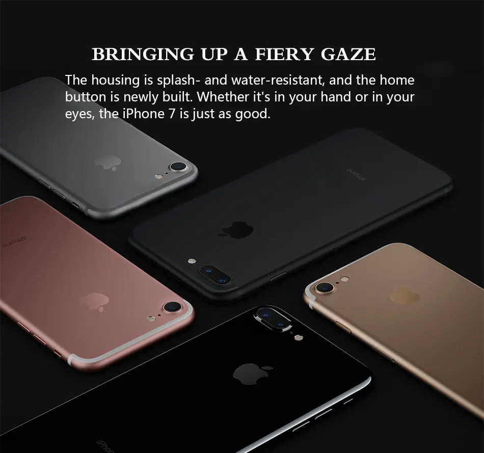 T-Mobile версия Apple iPhone 7 A1778 LTE мобильный телефон 4," 2 Гб ОЗУ 32 ГБ/128 ГБ/256 Гб ПЗУ отпечаток пальца NFC одна SIM смартфон