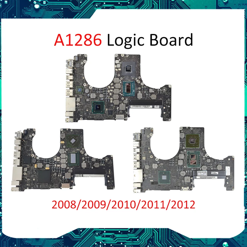 Оригинальная материнская плата A1286 820-2850-A/B 820-2915-A/B 820-3330-B для MacBook Pro 15 &quotлогическая