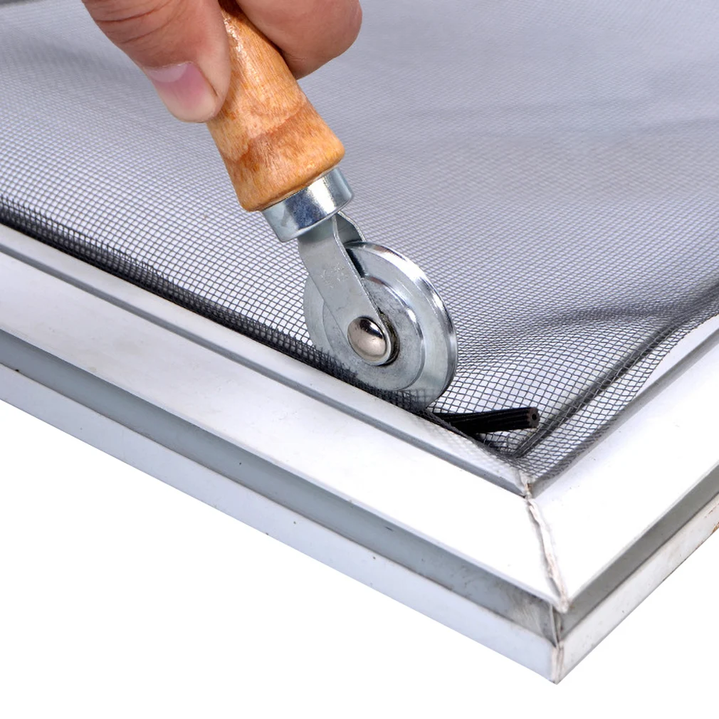 

Screen Rolling Tool A Must Have Tool for Installing Window and Door Screens Wood Handle and Steel Wheels Durable and Easy to Use