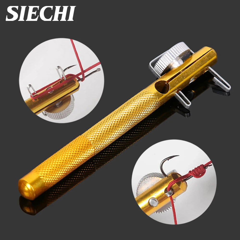 Полностью металлический рыболовный крючок инструмент для завязывания и