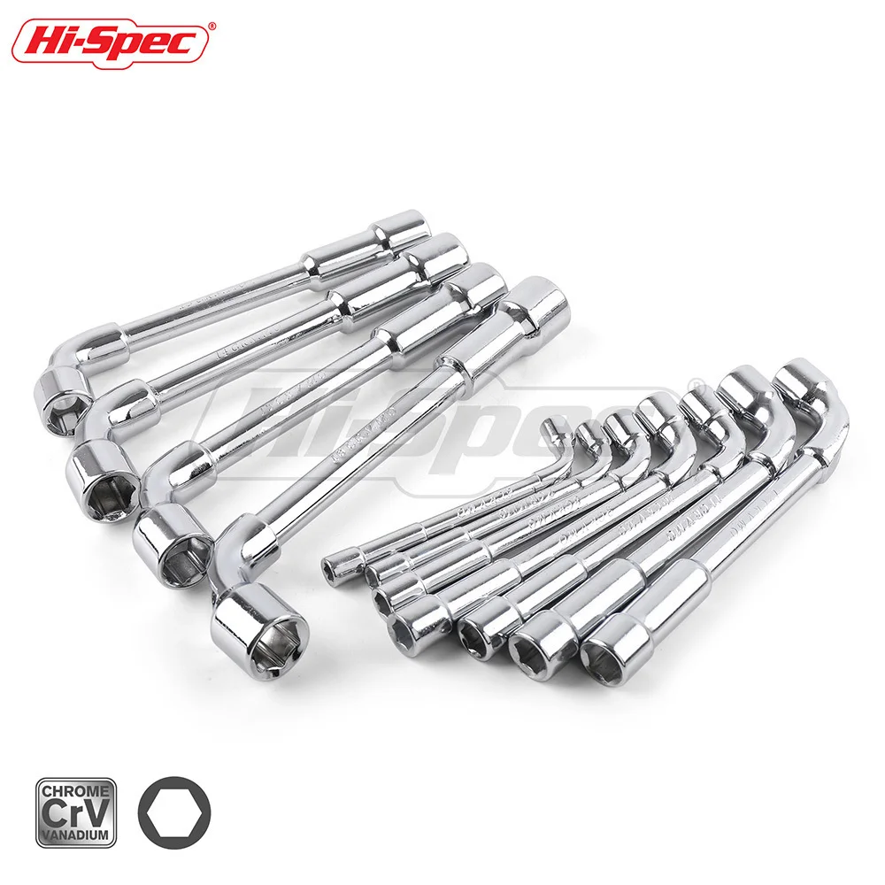 Hi Spec 5 шт 8 12 мм двойной конец гаечный ключ хром ванадиевая сталь зеркальные