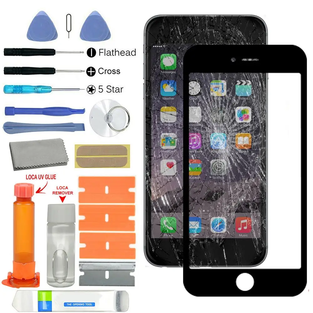 

LCD Front Touch Screen Digitizer Replacement Kit Repair Tools for iPhone SE2