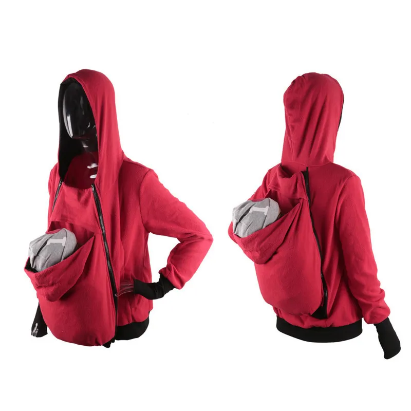 Пальто для беременных куртка-кенгуру пальто с капюшоном Верхняя одежда