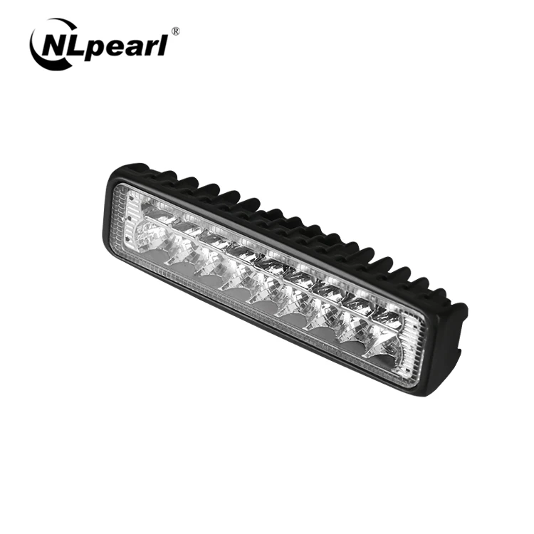 NlpearL 12-24V " светодиодный противотуманные Автомобильные фары красный синий желтый 5 стиль мигающий светодиодный свет для полиции для внедорожника грузовика трактора 4X4 ATV - Цвет: 1 piece-12 modes