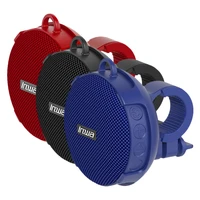 bluetooth compatible speaker outdoor bicycle portable subwoofer bass wireless column fm radio power flashlight bike mount