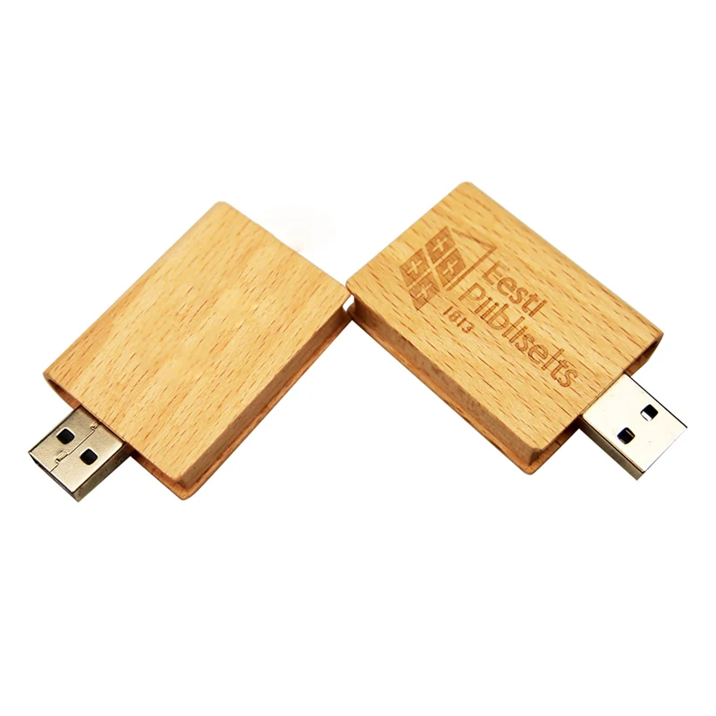 Изготовленный На Заказ резные логотип деревянная книжная USB 2 0 флеш накопитель