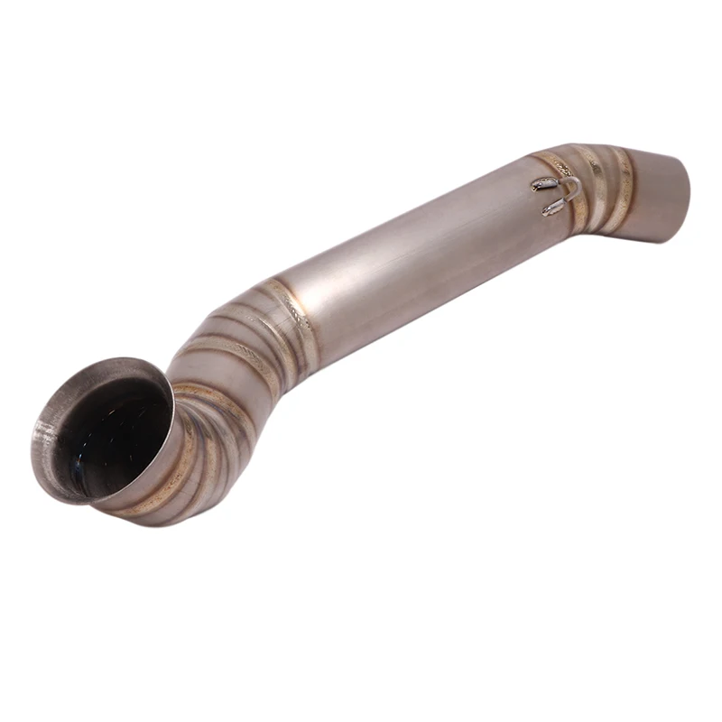 

Motorcycle Mid Link Pipe Modified 51mm Muffler Exhaust Reserve Catalyst Titanium Alloy/Stainless Steel for Duke 690 2012-2018