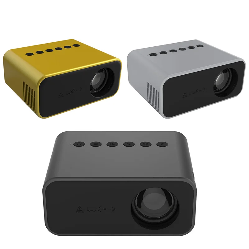 

YT500 Mini Projector Home Theater Video Beamer Supports 1080P USB Audio Portable Home Media Player Built-in Composite Diaphragm