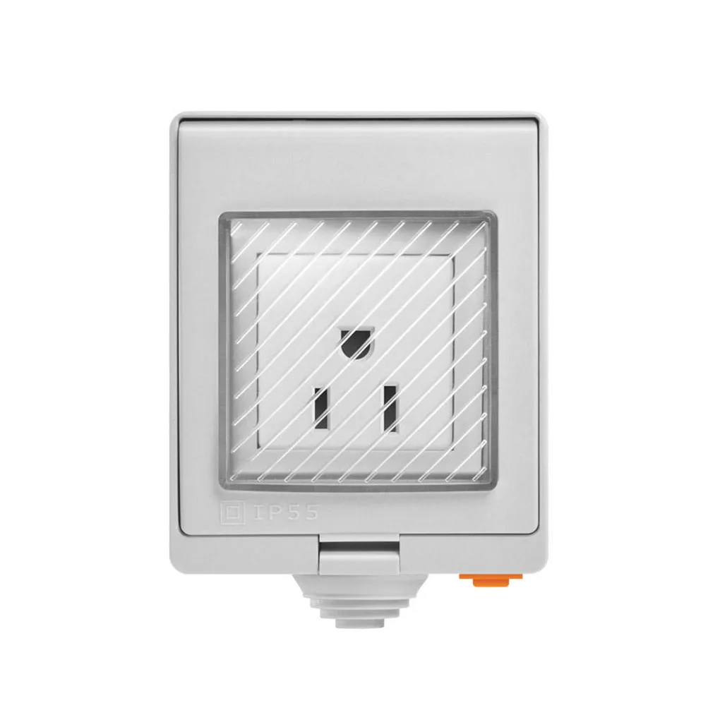 SONOFF S55 wifi умная водонепроницаемая розетка беспроводной приложение управление домашняя розетка ЕС Франция Стандартный AC100-240V