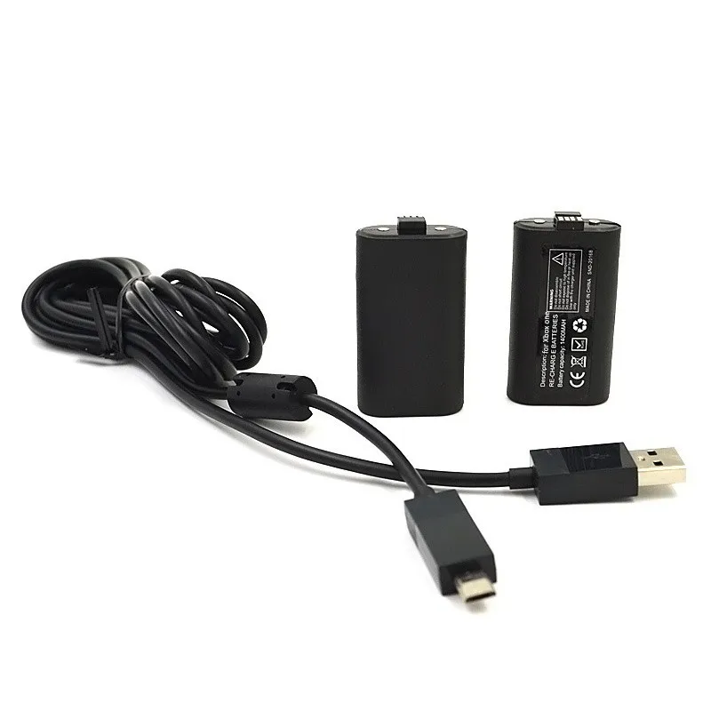 1x1400 мА/ч перезаряжаемый аккумулятор + USB зарядный кабель для XBOX ONE беспроводной