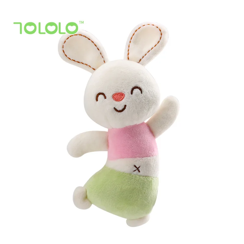 

TOLOLO 0 and 1 year old baby toys dancing doll hand bell educational calm doll baby plush toys