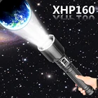 Светодиодный фонарик XHP160, 18650 лм, самый яркий 16 ядер, масштабируемый фонарик с Usb-зарядкой, фонарь с аккумулятором 26650