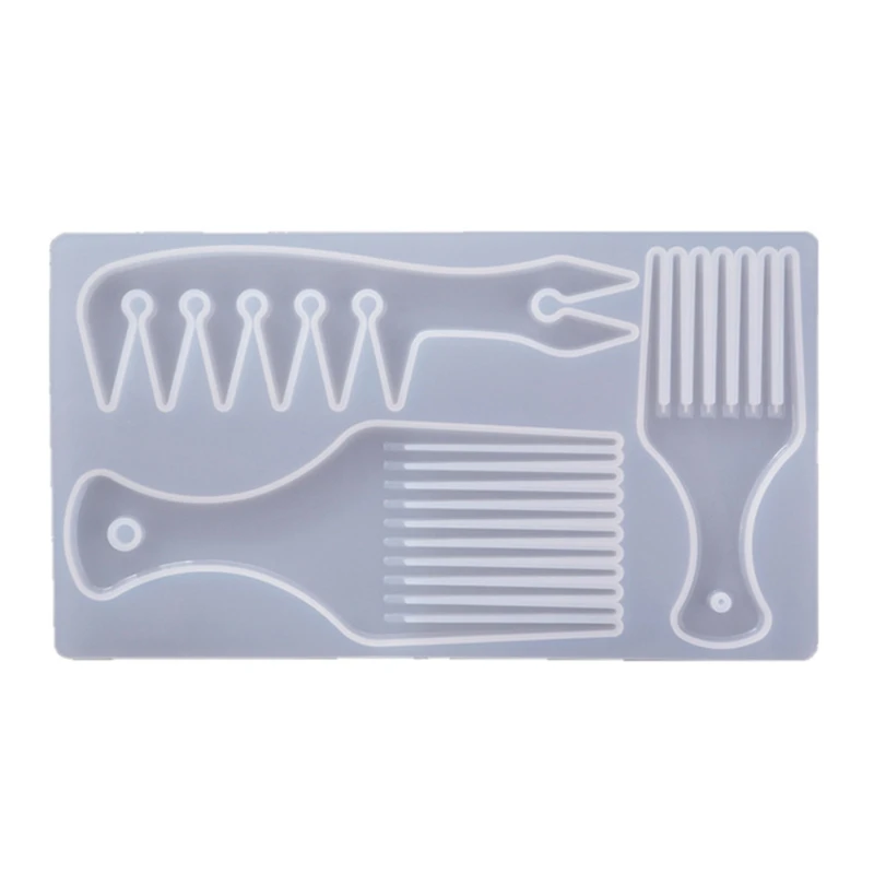 Африканская расческа для волос формы смолы форма выпрямления сделай сам афро