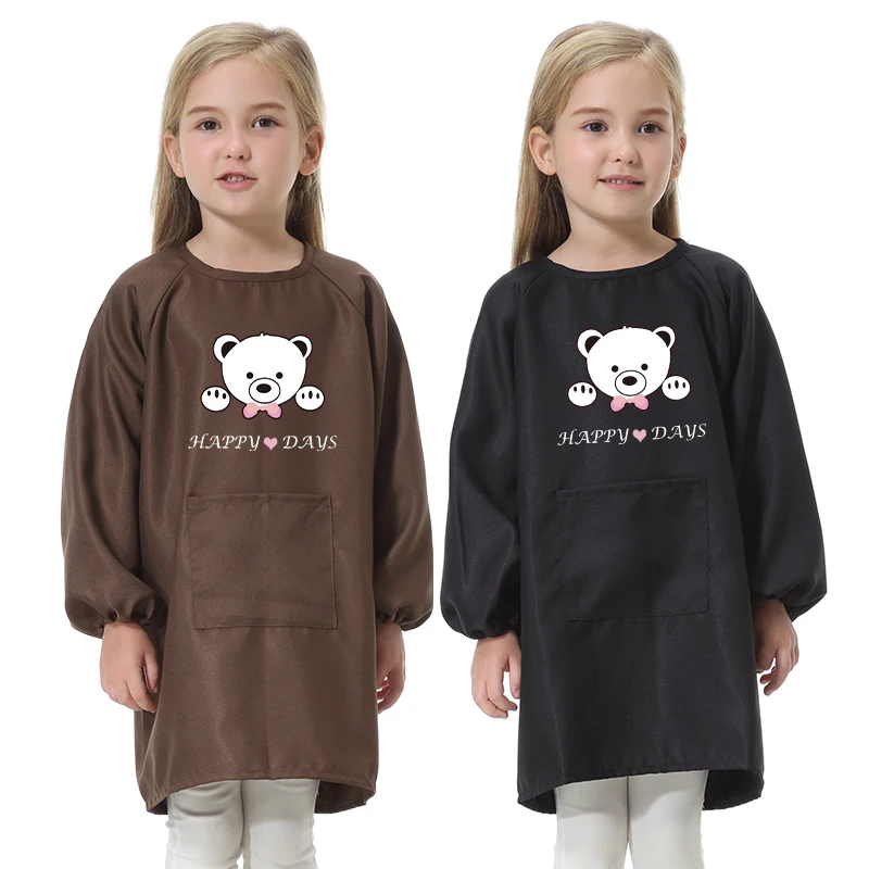 Детская непромокаемая одежда из полиэстера с длинными рукавами для детского