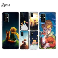 the little prince with fox for huawei honor 30 30i 30s 20 20e 20s v20 10x 10i 10 7s 7a 7c pro plus 5g lite soft phone case
